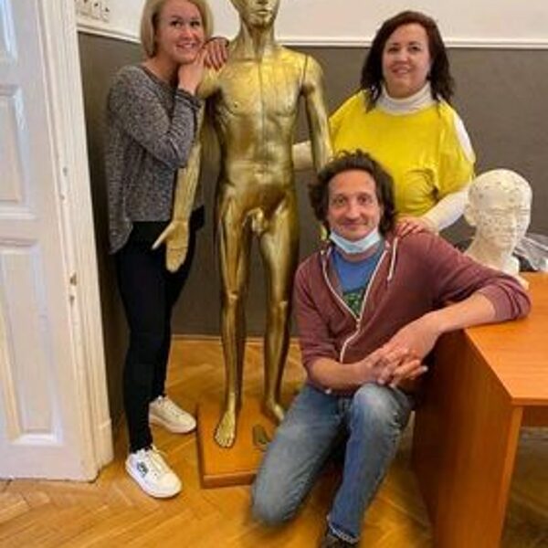 Néhány csoporttársammal a Hagyományos Kínai Orvoslás idején.